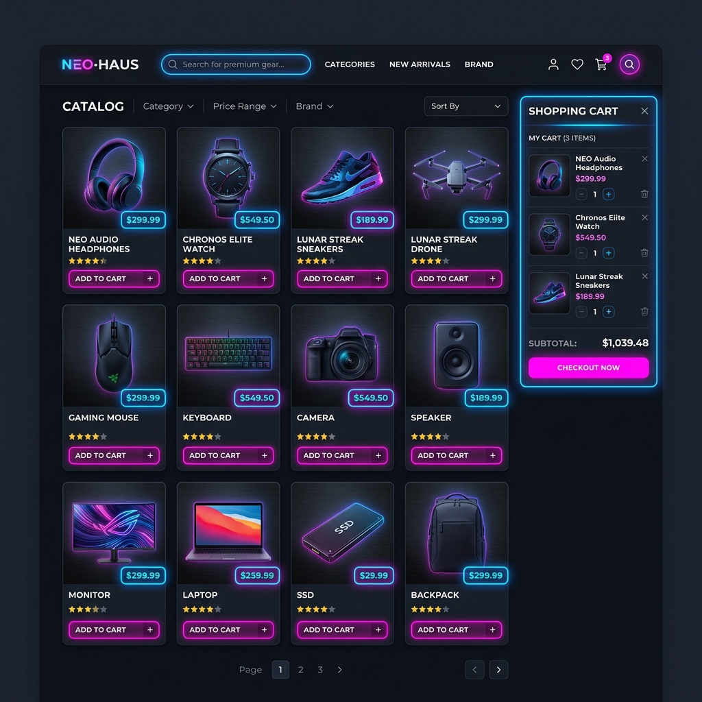 WaveShop E-Commerce Engine